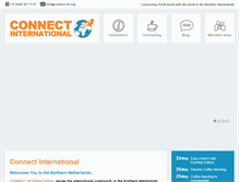 Tablet Screenshot of connect-int.org